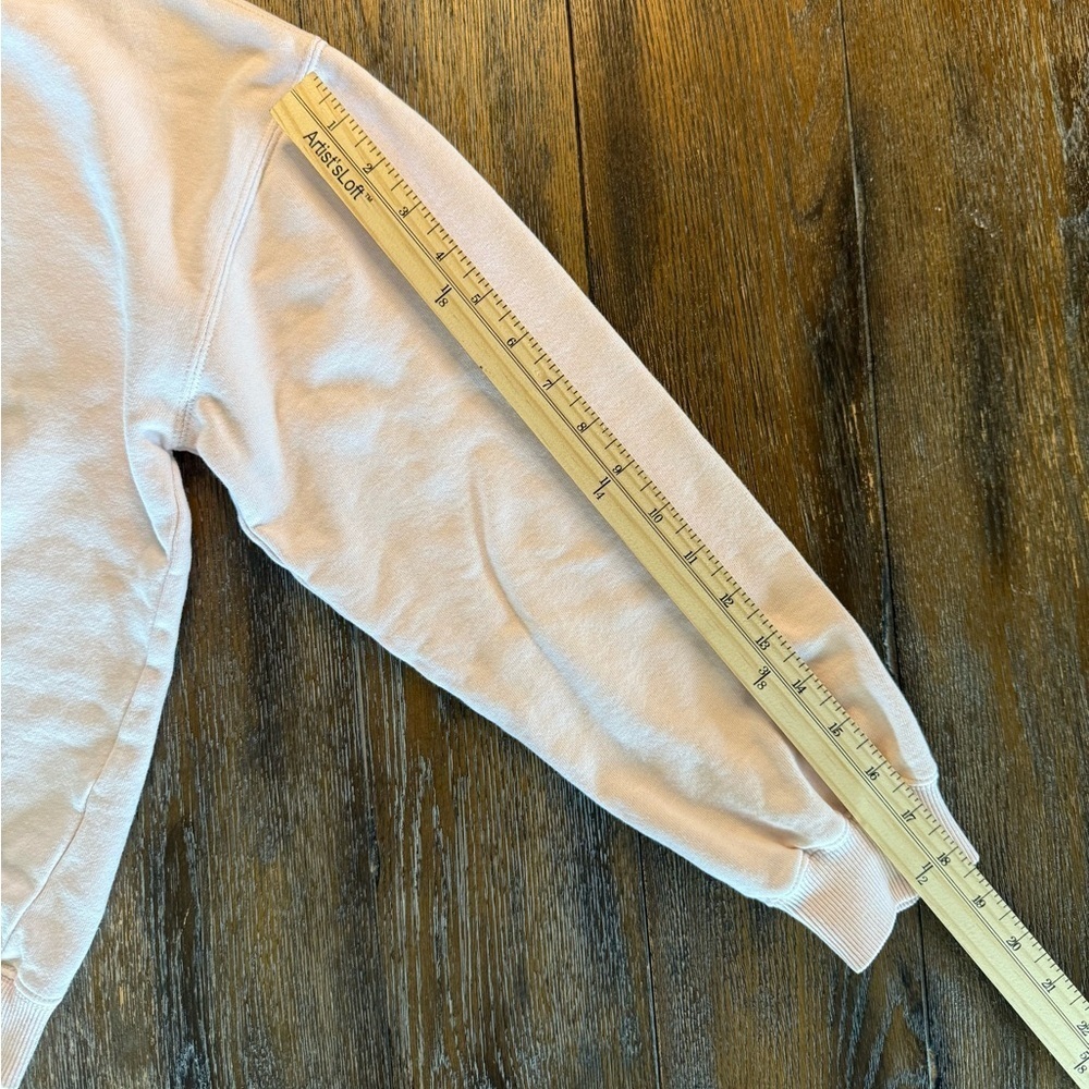 Billabong Light Pink and White Logo Crewneck Sweatshirt Size S - Picture 7 of 12